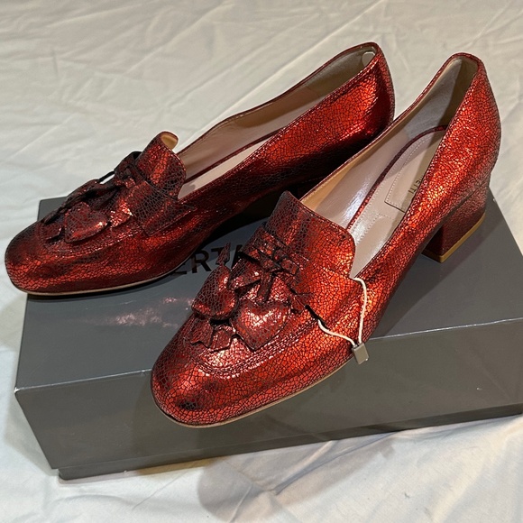 Alberta Ferretti Ruby Red Shoes - Picture 3 of 3